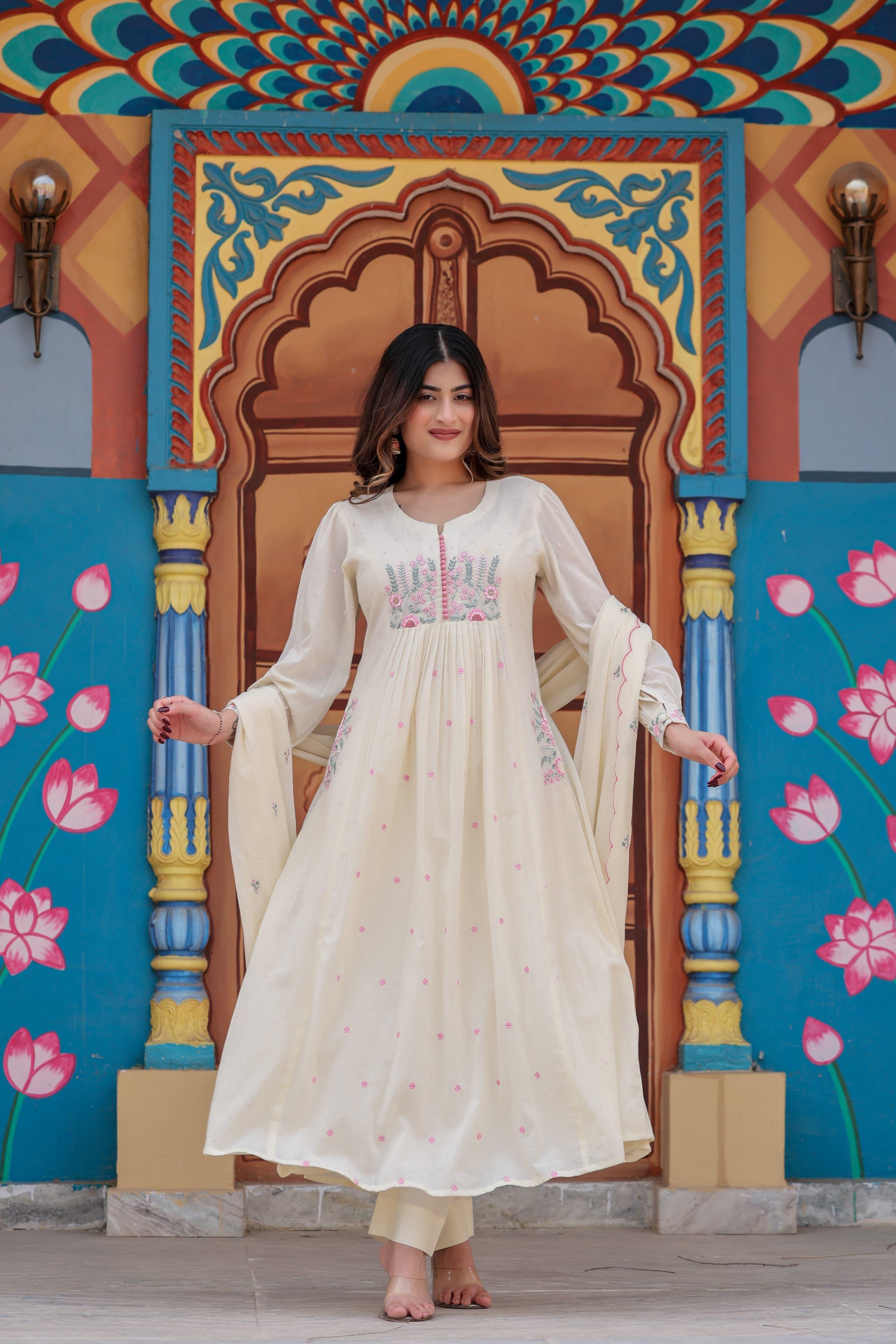 Gulaabo – Hand Embroidered Mulmul Elegance